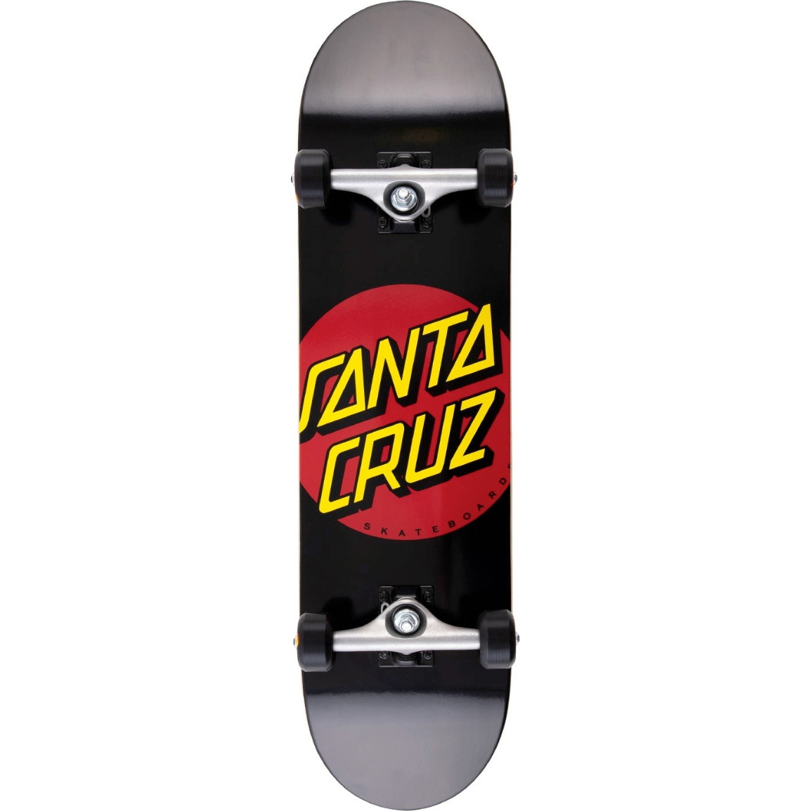 2026 Santa Cruz Classic Dot Full Complete Skateboard SCR-COM-0278 - Black